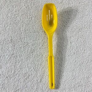 Vintage LustroWare Yellow Melamine Slotted Spoon Cooking Spoon Serving Spoon